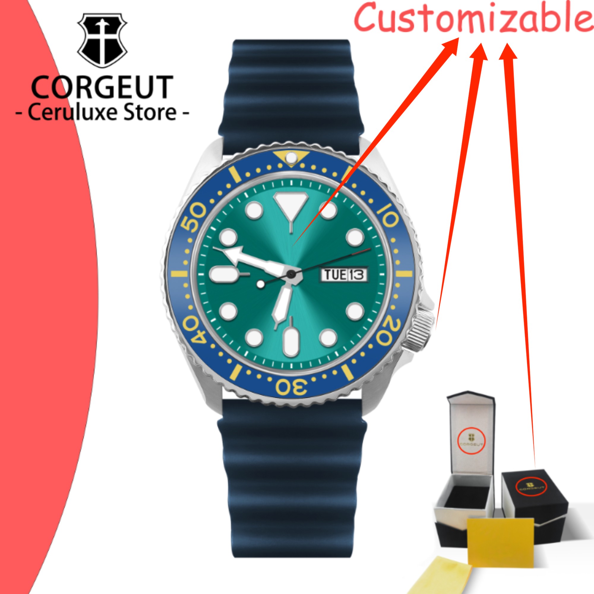 Vintage Digital Watch - Reloj de Buceo Vintage con Logotipo