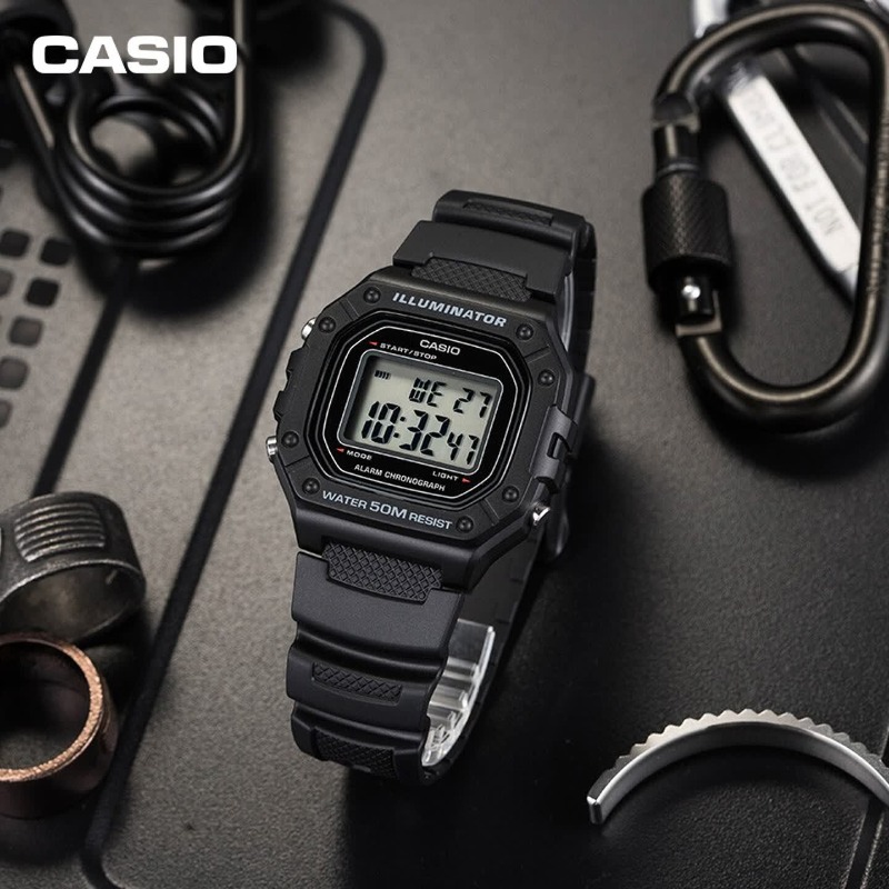 Vintage Digital Watch - Reloj Deportivo Digital Original Casio W-218H-1A