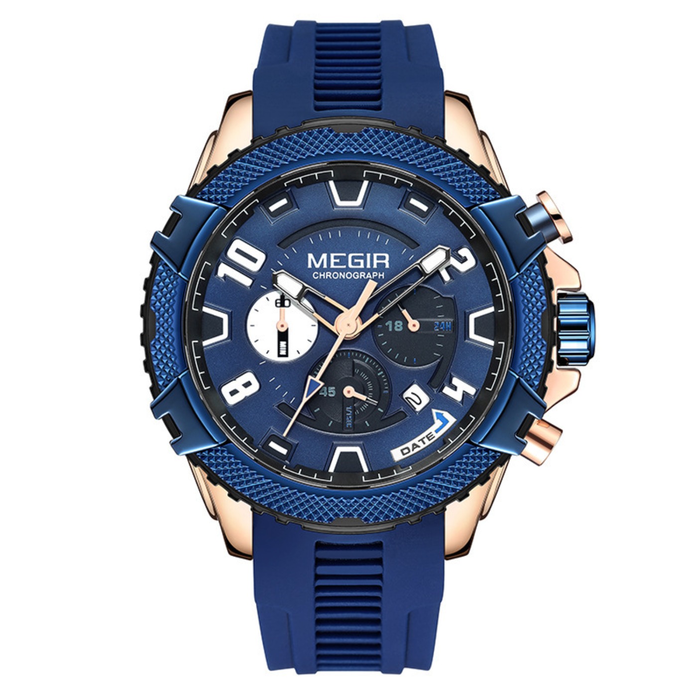Chronograph Sport Watch - Reloj de Pulsera MEGIR de Cuarzo