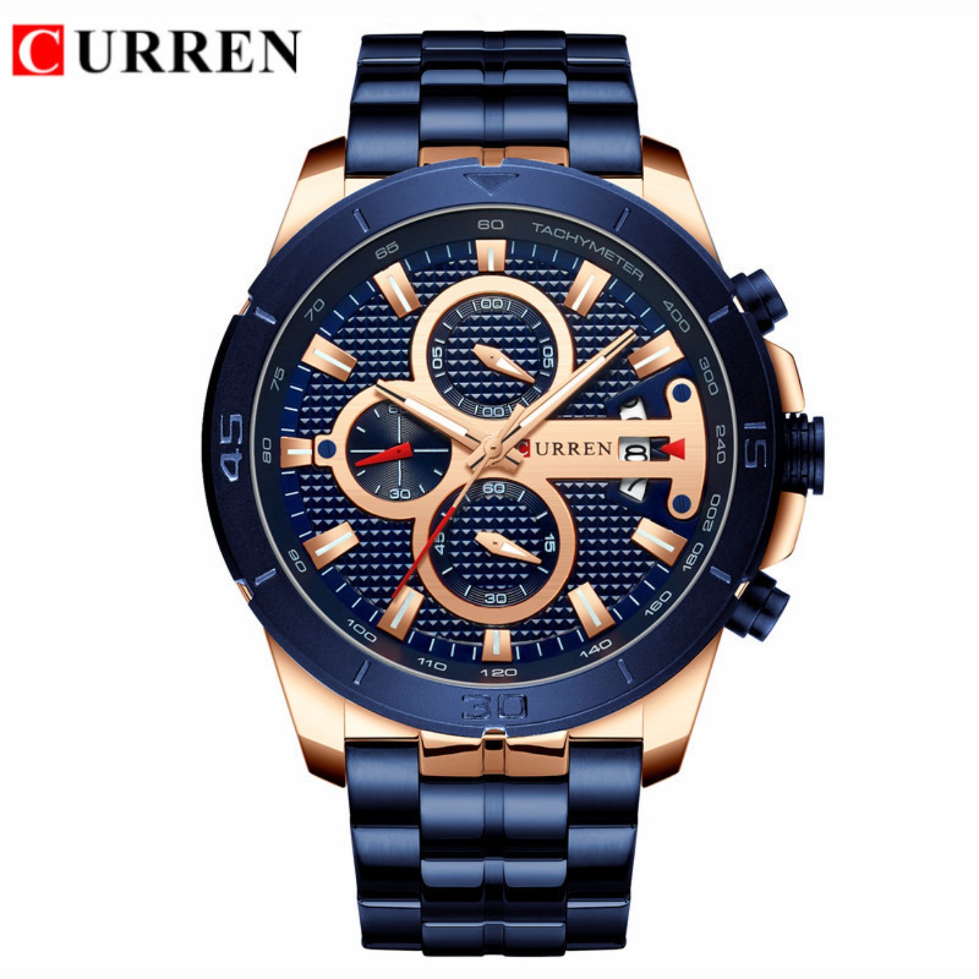 Chronograph Sport Watch - Reloj CURREN para hombre, cronógrafo resistente