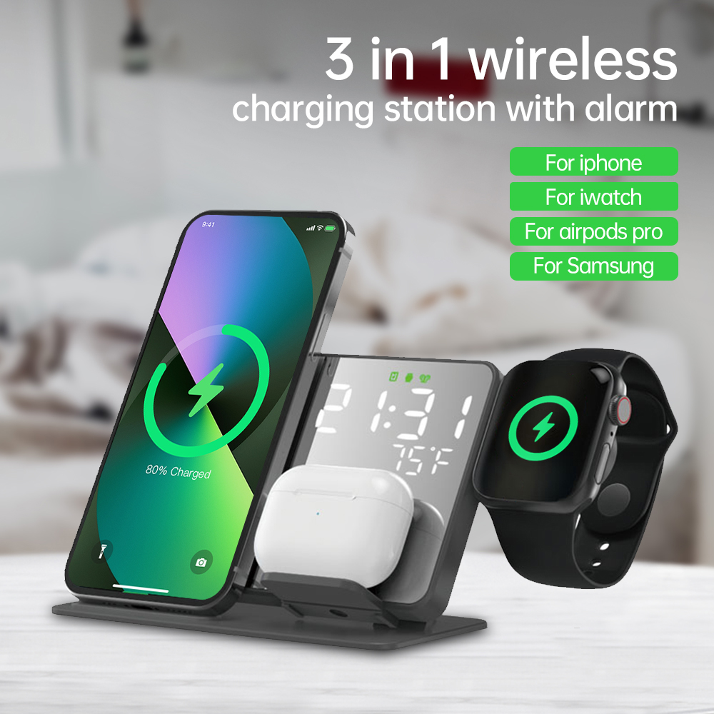 Watch 7 Smartwatch Iphone - Cargador inalámbrico 3 en 1 para