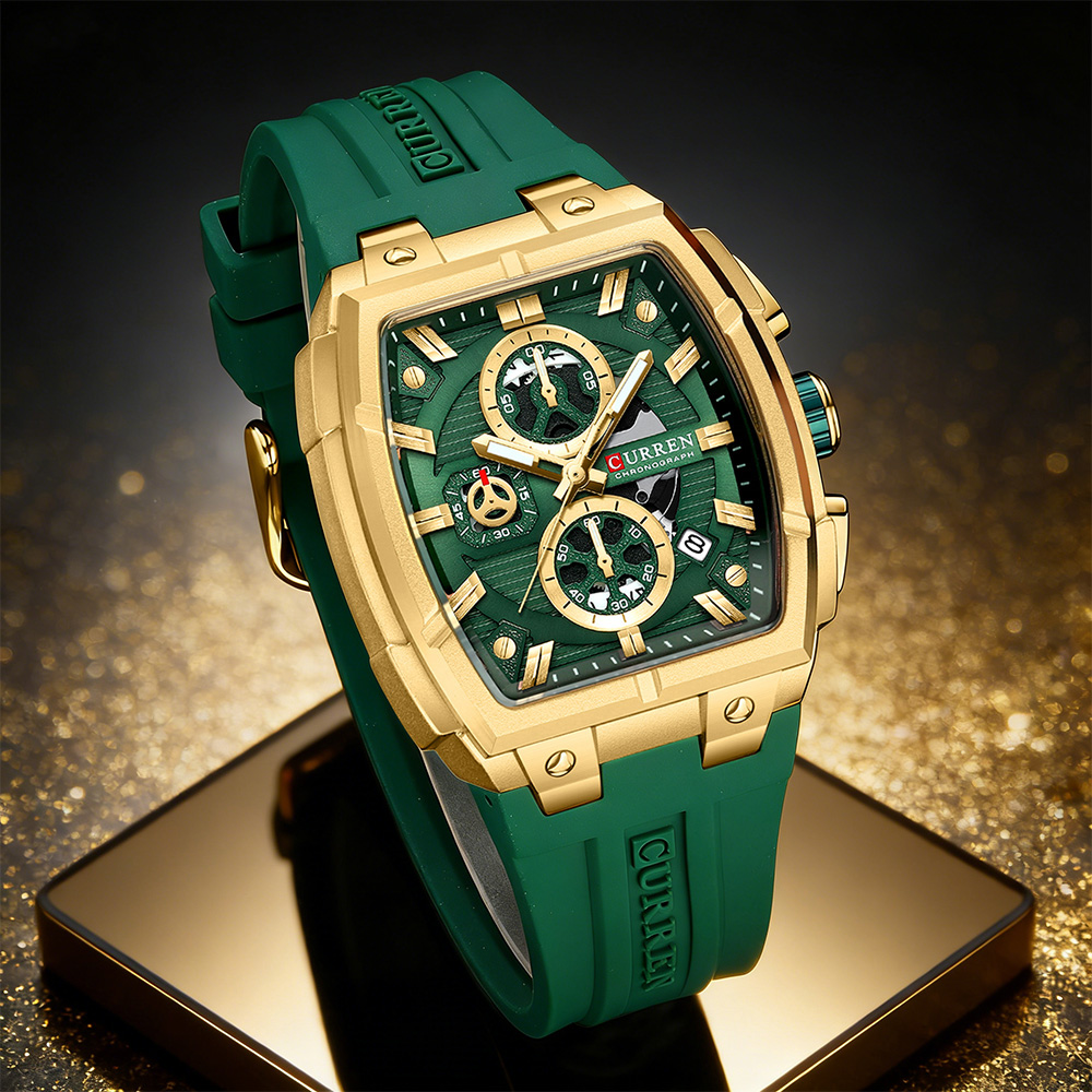 Chronograph Sport Watch - Reloj CURREN de Lujo Vintage para