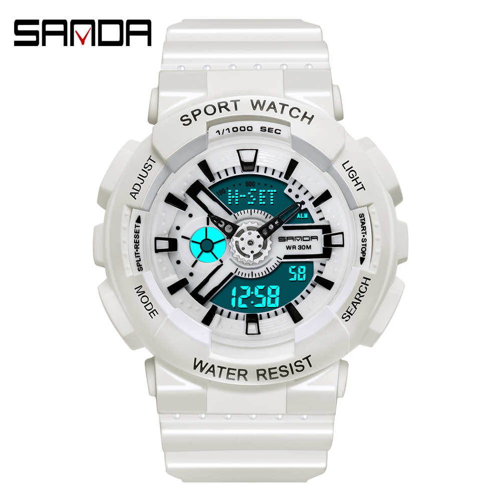 Chronograph Sport Watch - Sanda-reloj Digital para deportes al aire