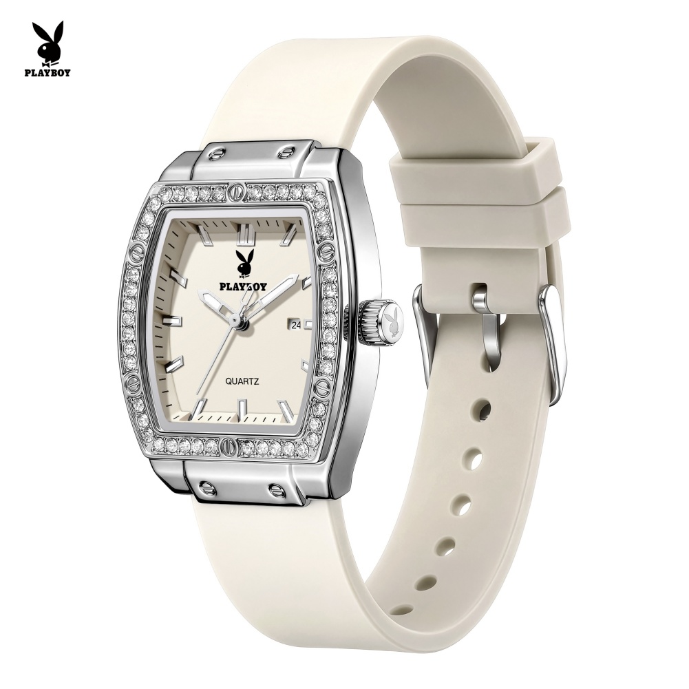 Watch Bezel Insert - PLAYBOY 3146 Relojes elegantes para mujer,