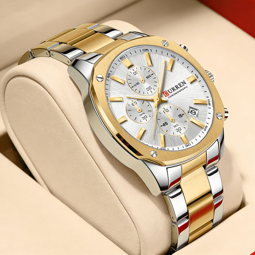 Chronograph Sport Watch - Reloj Deportivo CURREN Moderno para Hombre