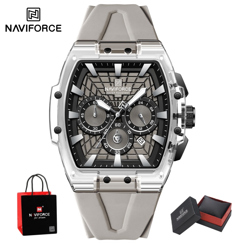 Chronograph Sport Watch - Relojes deportivos NAVIFORCE para hombre, cronógrafo
