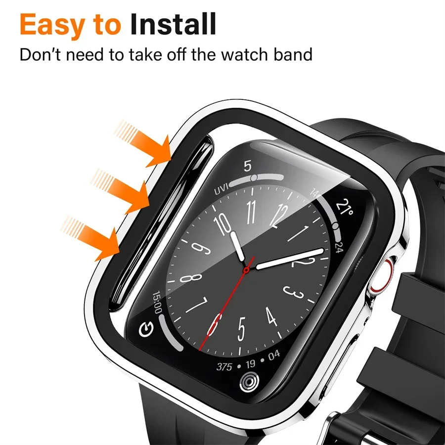 Vidrio + funda para Apple Watc - Smartwatch Watches Price reseña y precio