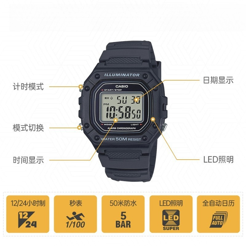 Reloj Deportivo Digital Origin - Vintage Digital Watch reseña y precio