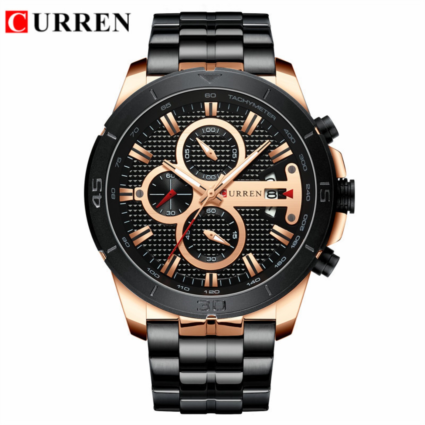 Reloj CURREN para hombre, cron - Chronograph Sport Watch reseña y precio