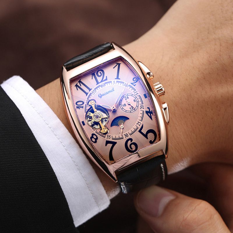 Reloj mecánico automático huec - Cartier Watch Tank reseña y precio
