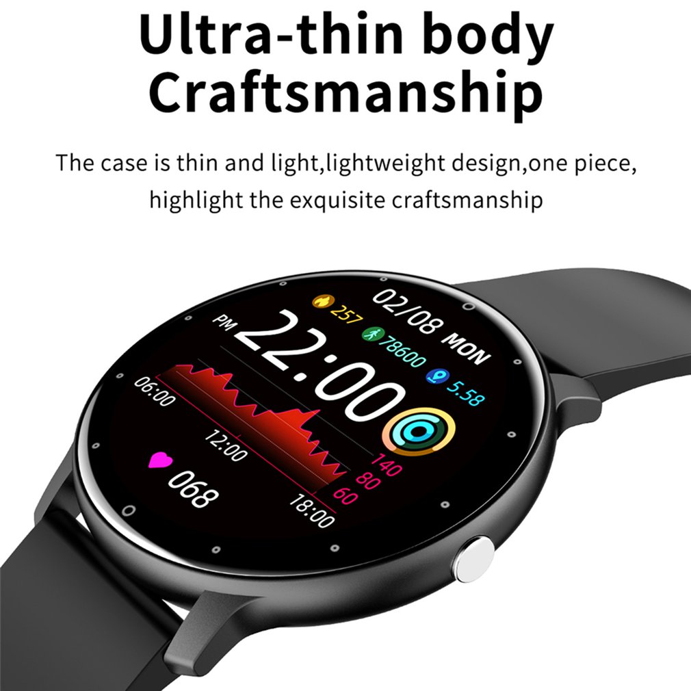 Reloj inteligente ZL02 deporti - Smartwatch El reseña y precio