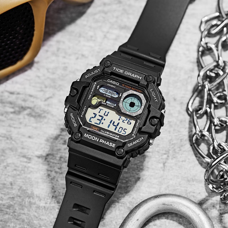 Reloj Digital Casio Serie WS-1 - Vintage Digital Watch reseña y precio