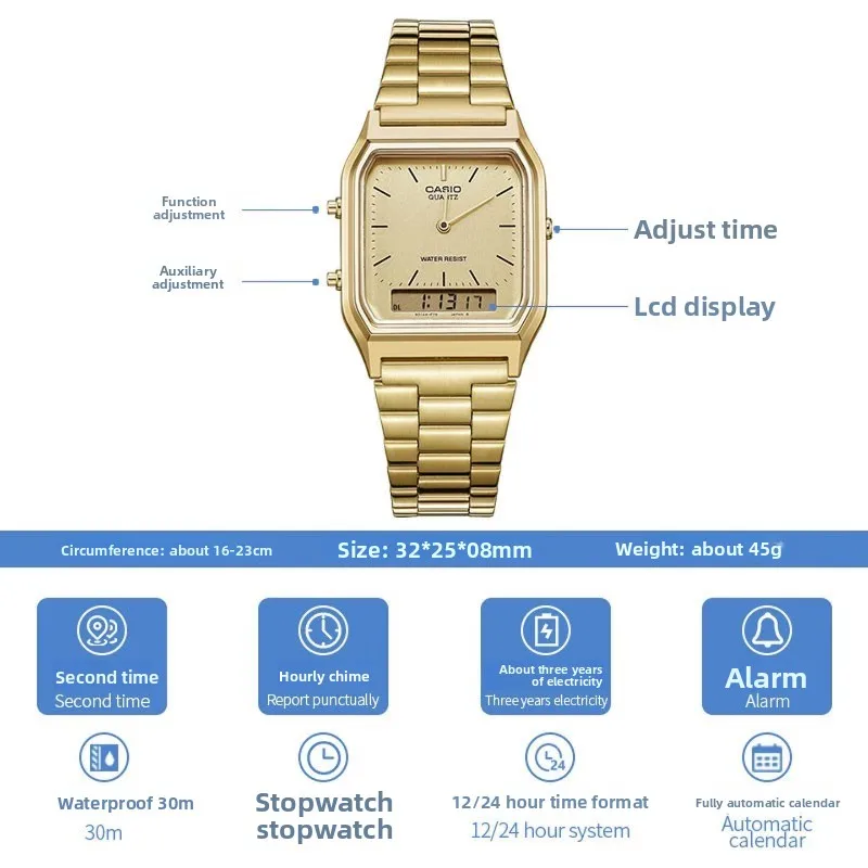 Reloj Casio AQ-230GA-9D Vintag - Casio Watches Smartwatch reseña y precio