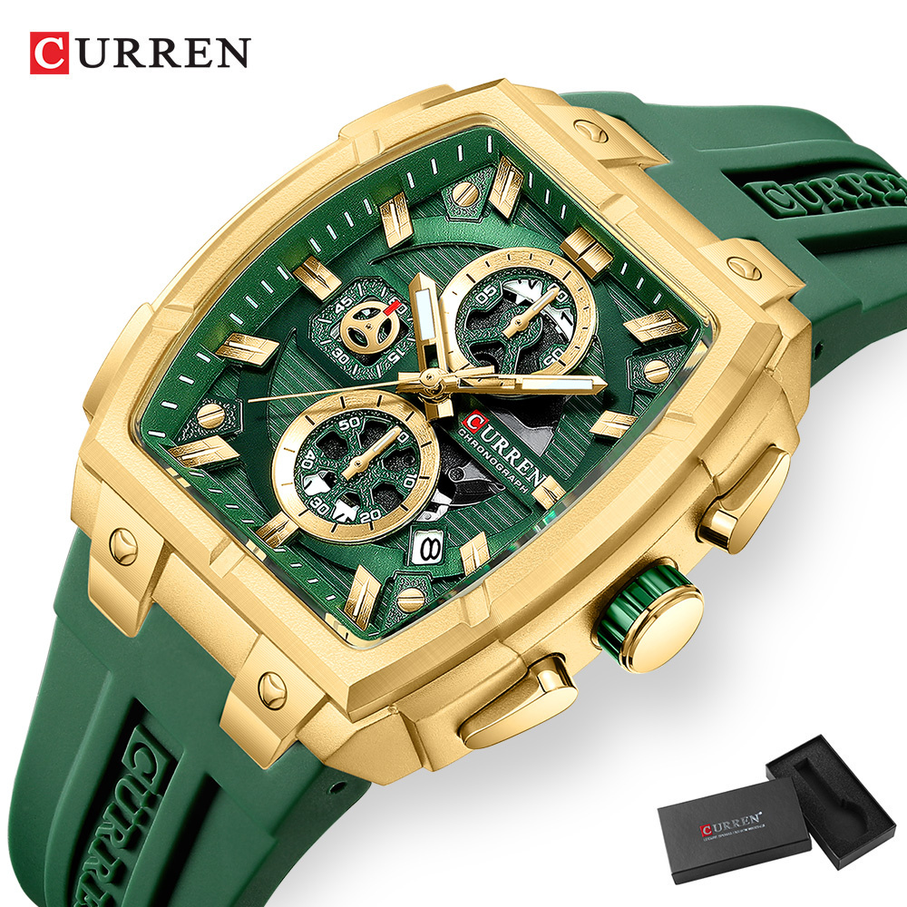 Reloj CURREN de Lujo Vintage p - Chronograph Sport Watch reseña y precio