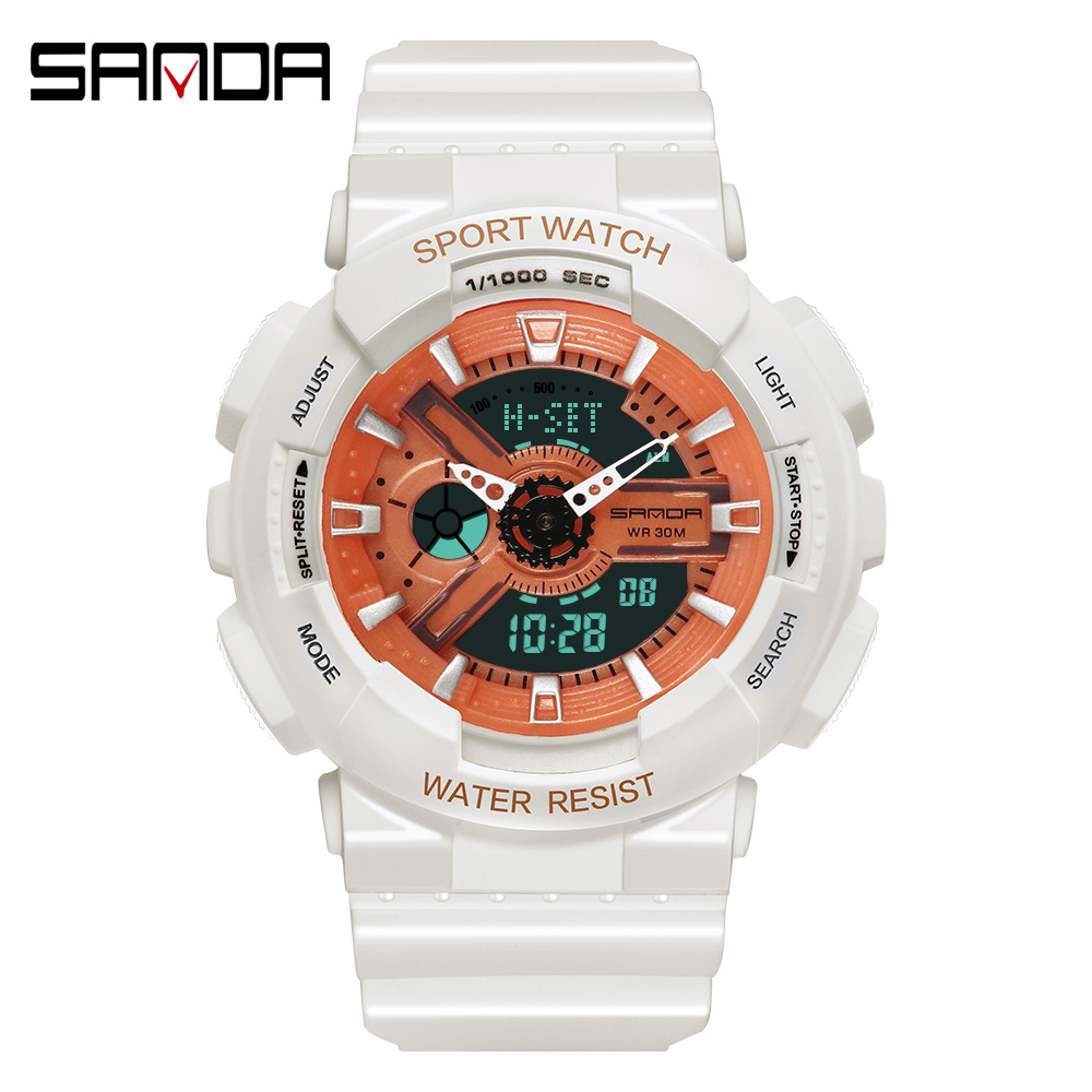 Sanda-reloj Digital para depor - Chronograph Sport Watch reseña y precio