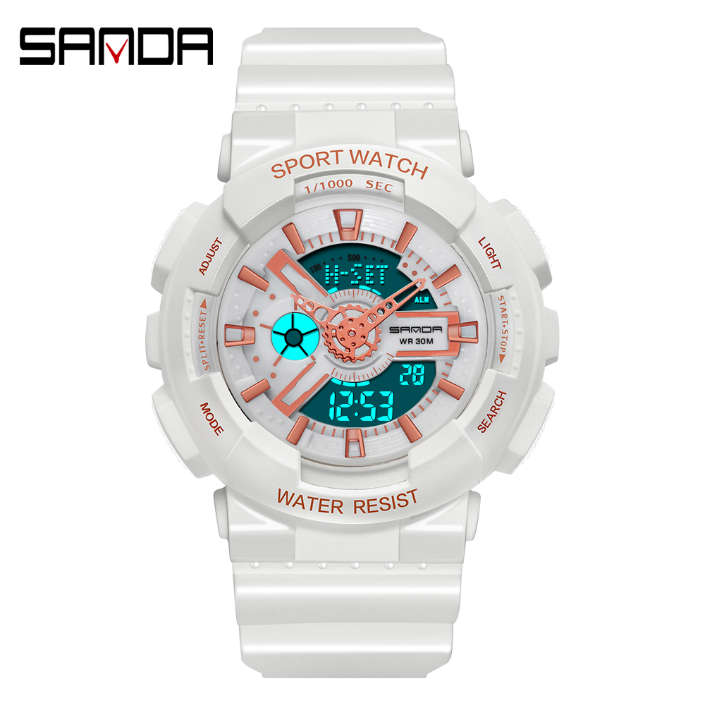 Sanda-reloj Digital para depor - Chronograph Sport Watch reseña y precio