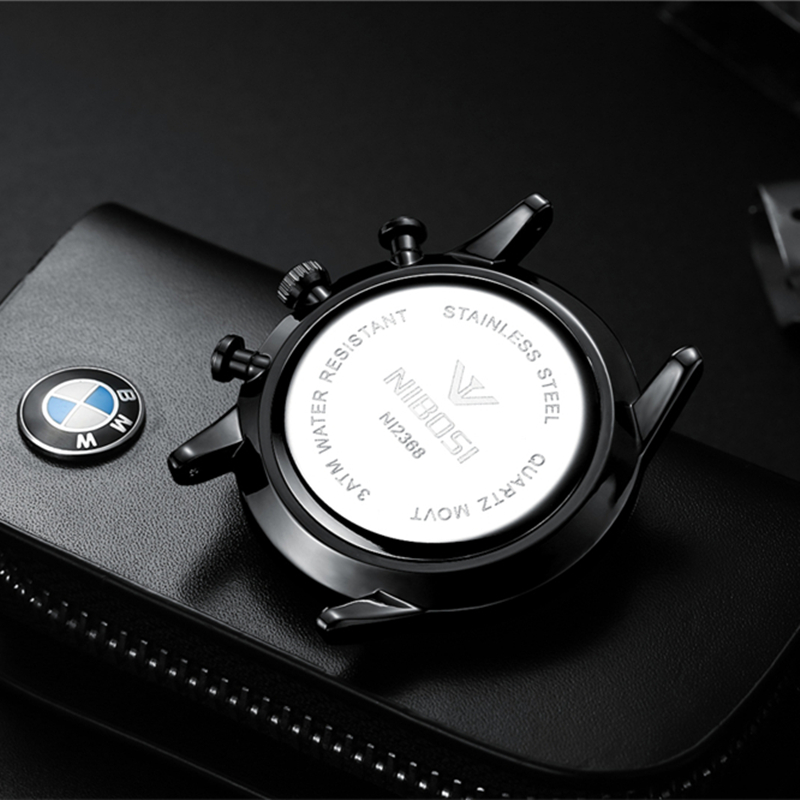 Relojes de moda NIBOSI para ho - Chronograph Sport Watch reseña y precio