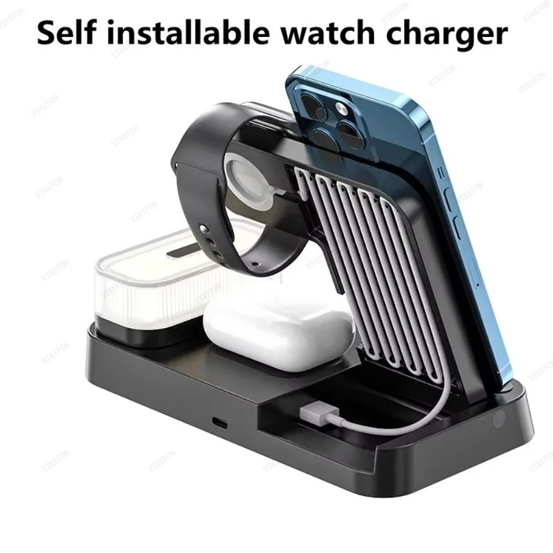 Base de Carga Inalámbrica LED  - Watch 7 Smartwatch Iphone reseña y precio