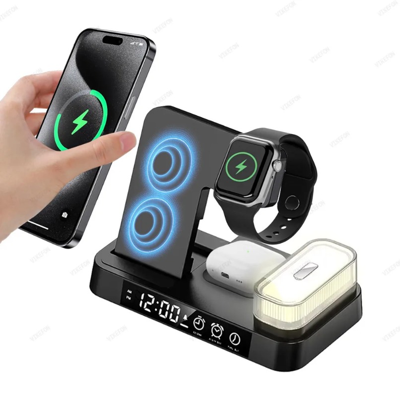 Base de Carga Inalámbrica LED  - Watch 7 Smartwatch Iphone reseña y precio