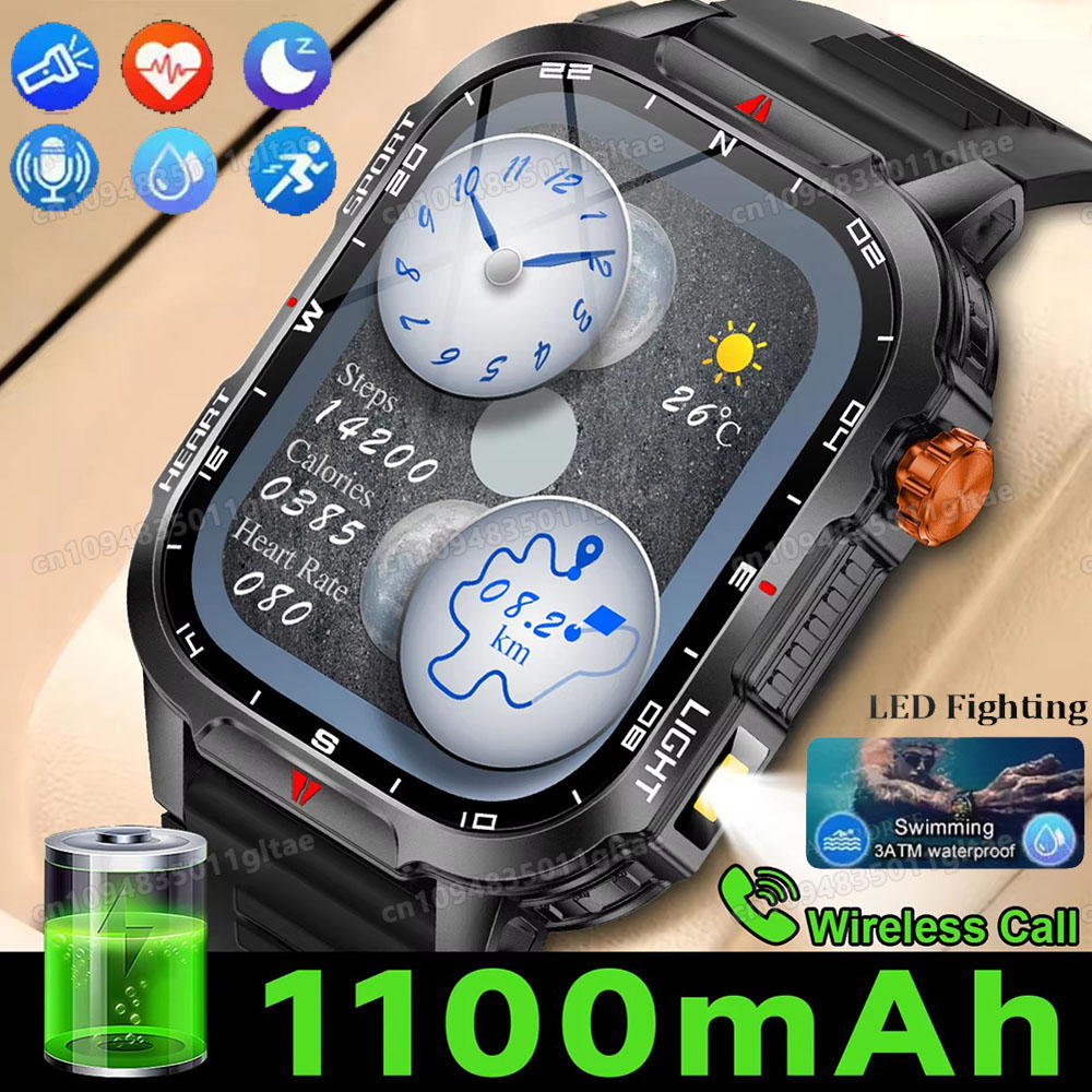 Reloj Inteligente Militar para - Hybrid Smartwatch reseña y precio