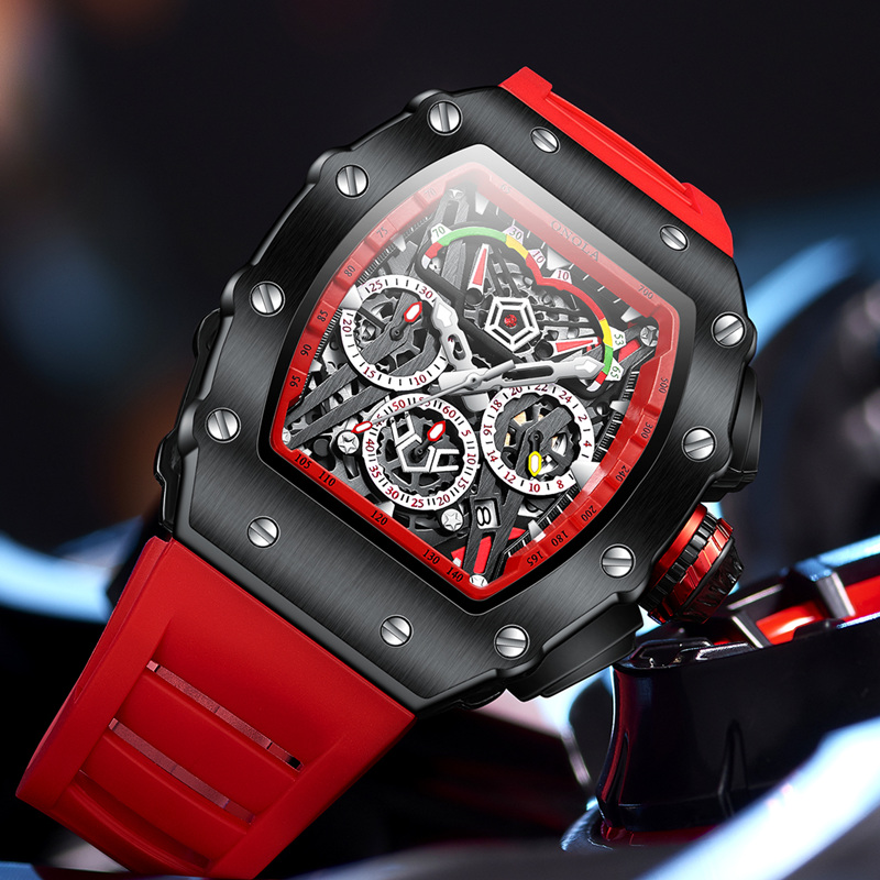 ONOLA-Relojes de pulsera de cu - Chronograph Sport Watch reseña y precio