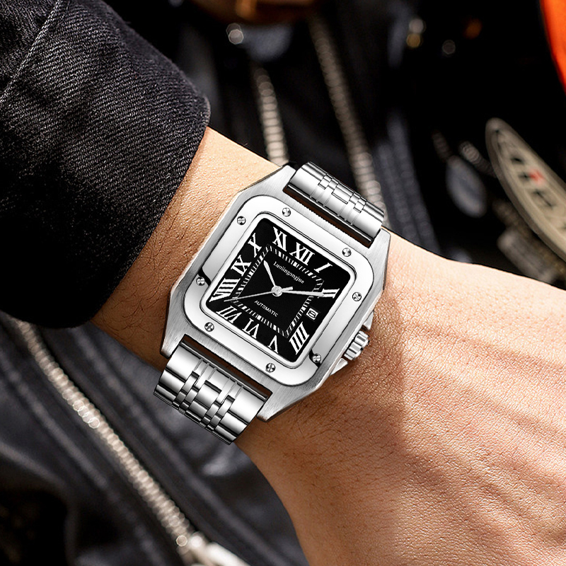 Reloj mecánico automático cuad - Cartier Watch Tank reseña y precio
