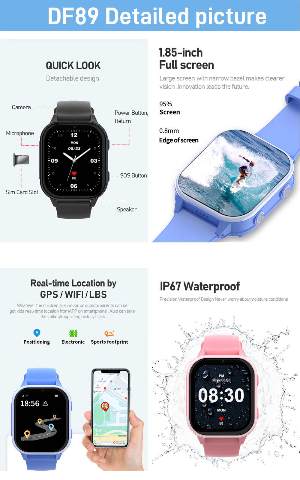 Reloj inteligente para niños 2 - Smartwatch Watches Gift For Boys On Birthday reseña y precio